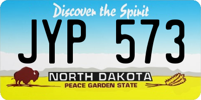 ND license plate JYP573