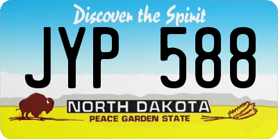 ND license plate JYP588