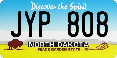 ND license plate JYP808