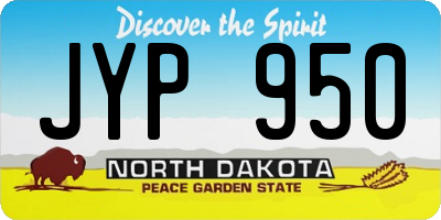 ND license plate JYP950