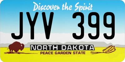 ND license plate JYV399