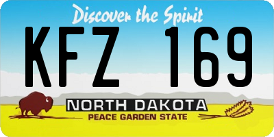 ND license plate KFZ169