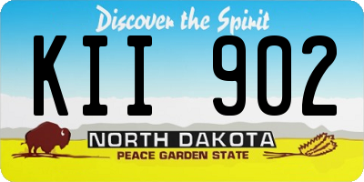 ND license plate KII902