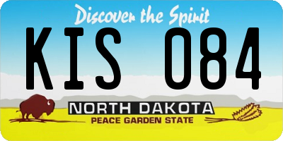 ND license plate KIS084