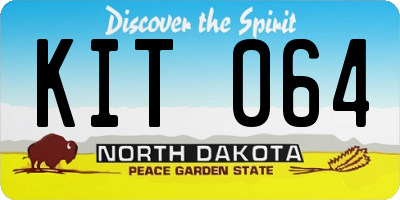 ND license plate KIT064