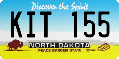 ND license plate KIT155