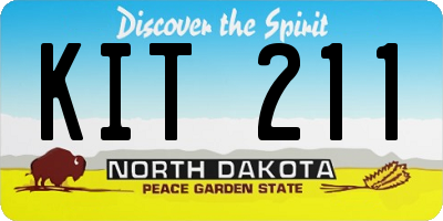 ND license plate KIT211