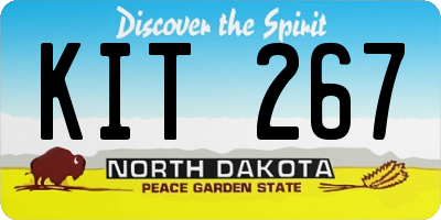 ND license plate KIT267