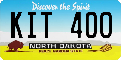 ND license plate KIT400
