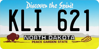 ND license plate KLI621