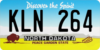 ND license plate KLN264