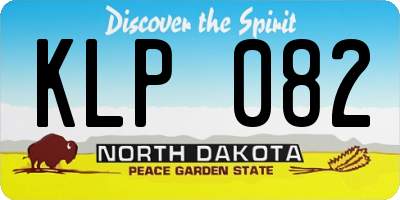 ND license plate KLP082