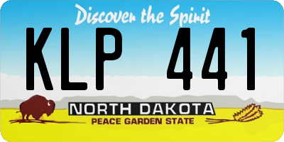 ND license plate KLP441