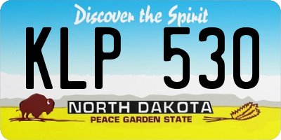 ND license plate KLP530