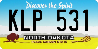 ND license plate KLP531