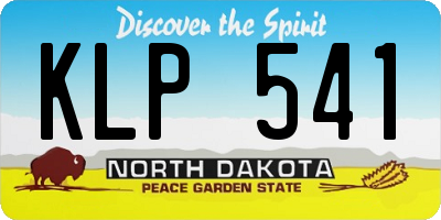 ND license plate KLP541