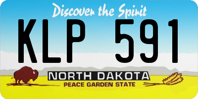 ND license plate KLP591