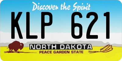 ND license plate KLP621