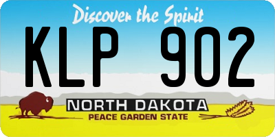 ND license plate KLP902