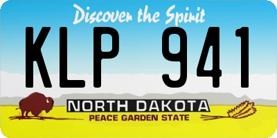 ND license plate KLP941
