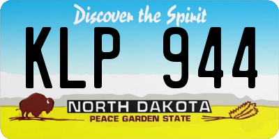 ND license plate KLP944