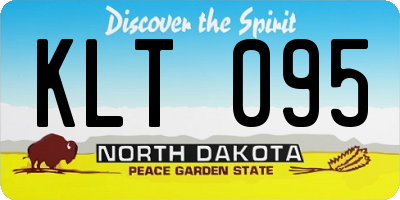 ND license plate KLT095