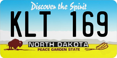 ND license plate KLT169