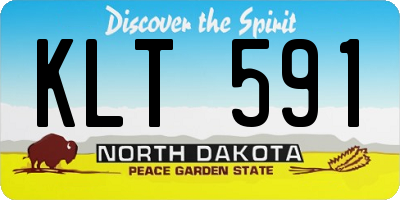 ND license plate KLT591