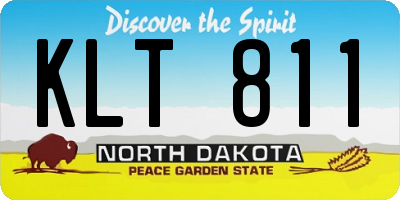 ND license plate KLT811