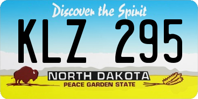ND license plate KLZ295