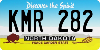 ND license plate KMR282