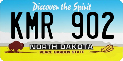 ND license plate KMR902