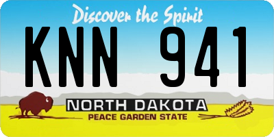 ND license plate KNN941