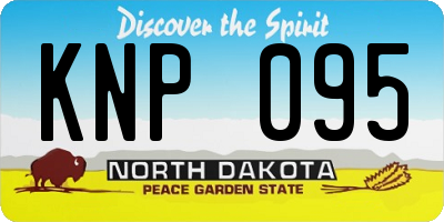 ND license plate KNP095