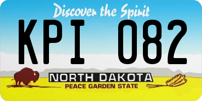 ND license plate KPI082