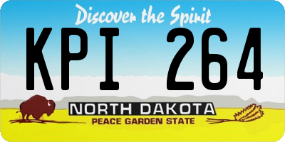 ND license plate KPI264