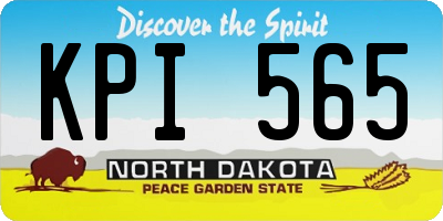 ND license plate KPI565
