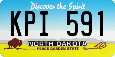 ND license plate KPI591