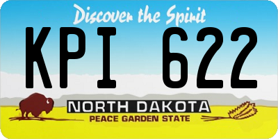 ND license plate KPI622