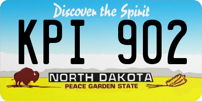 ND license plate KPI902