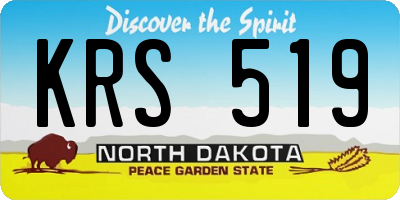 ND license plate KRS519