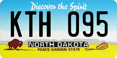 ND license plate KTH095