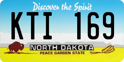 ND license plate KTI169