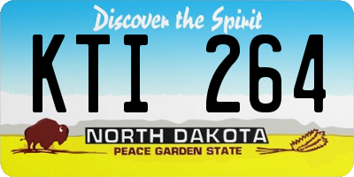 ND license plate KTI264