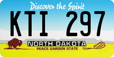 ND license plate KTI297
