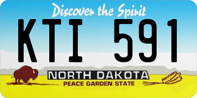 ND license plate KTI591
