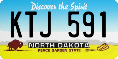 ND license plate KTJ591