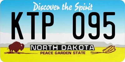 ND license plate KTP095