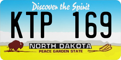 ND license plate KTP169