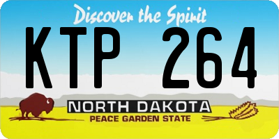 ND license plate KTP264